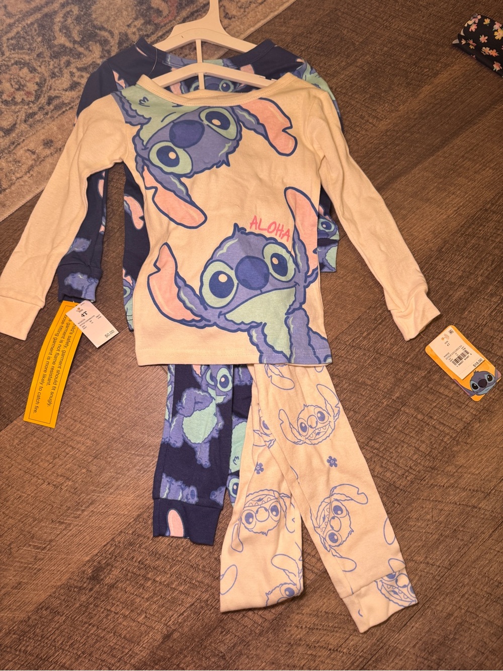 Kids' Stitch Thermal Pajama Set NWT